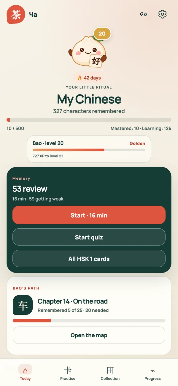 A clear plan every day: what to review and how long it takes