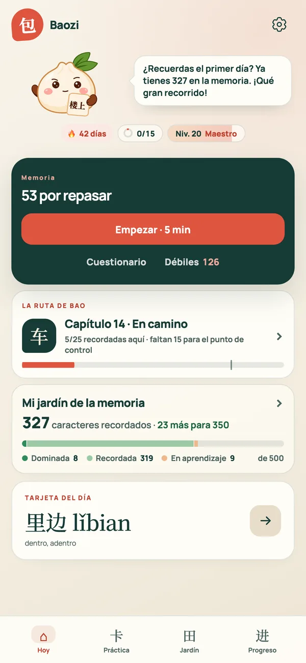 Un plan claro cada día: qué repasar y cuánto tiempo te tomará