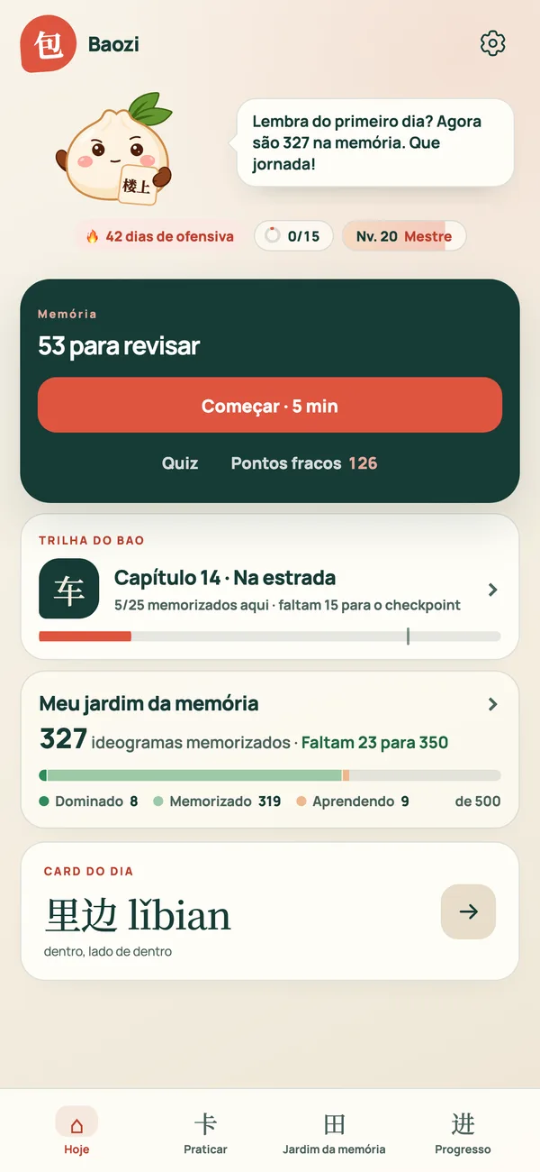 Um plano claro todo dia: o que revisar e quanto tempo vai levar