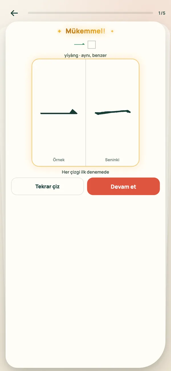 Karakterleri parmağınla, çizgi çizgi hafızandan yaz